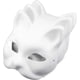 thumbnail image 2 of Mascarilla facial C&Xanadu Cat, papel blanco, que se puede pintar tú mismo (paquete de 3), 2 of 7