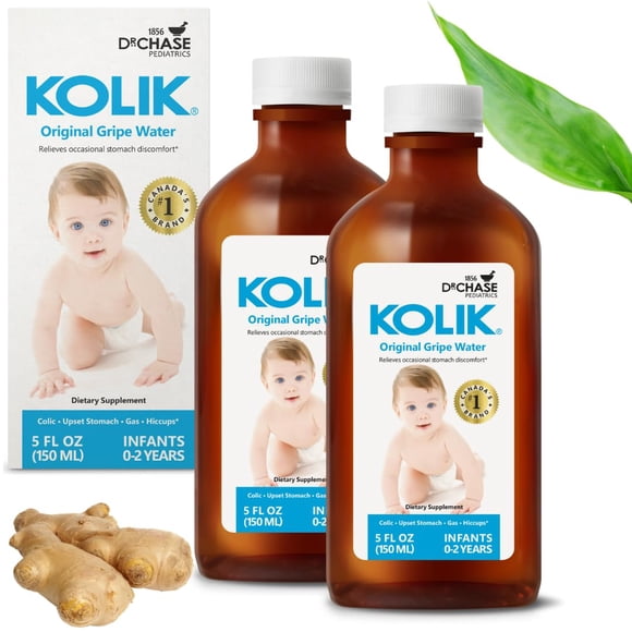 Agua de Gripe para Bebés Dr. Chase Kolik 2 Pack 150 ml