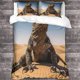 thumbnail image 3 of Lizard 3 Piece Set, 3D Printed Bedding, Pillowcase, Hidden Zip, AI Animals Microfibre Duvet Cover for Adults And Children, 3 of 3