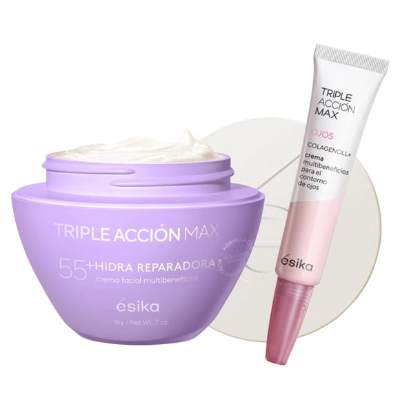 Crema Facial ESIKA Triple Acción Max 55+ Paquete