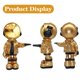 thumbnail image 3 of Figurita Dosker Astronauta Dorada con Plato para Llaves 32 × 13 × 10 cm, 3 of 7