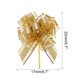 thumbnail image 2 of Gran Lazo de Tiro para Envolver Regalos Cinta de Organza para Bodas Cestas Presentes Fiesta de Navidad Oro Champán-7 Pulgadas, 2 of 6