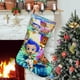 thumbnail image 1 of Bubble Guppies Tema: Calcetines de Navidad, fino lino blanco para colgar en escaleras y chimenea, decoración navideña para el hogar, regalo de Navidad. 45cm × 32cm, 1 of 5