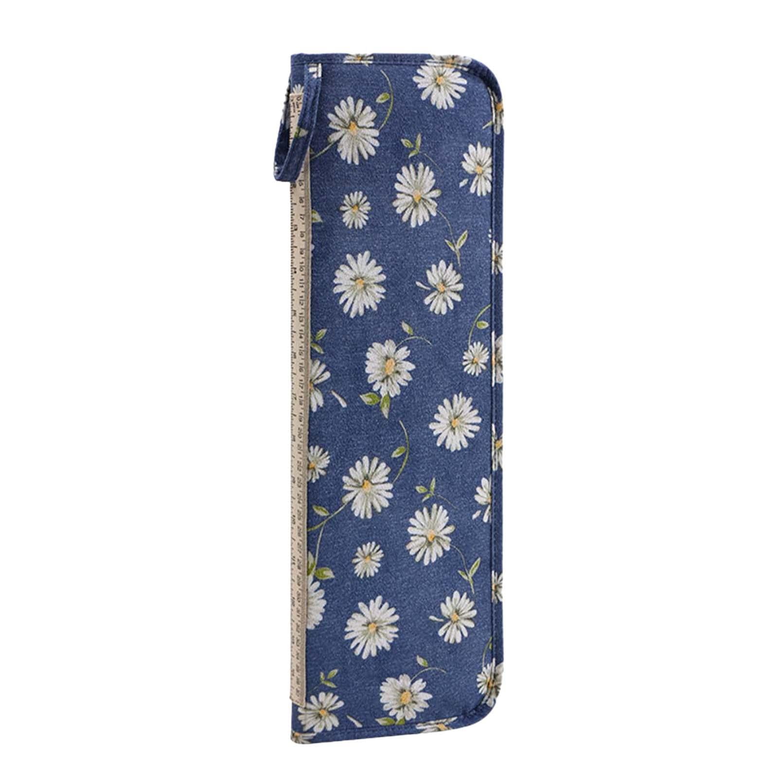 Magideal - Bolsa De Almacenamiento De Ganchos De Ganchillo, Bolsa De Almacenamiento Vacía, Viajes De Vacaciones Multiusos, Bolsa De Ganchos De Ganchillo Portátil Armada