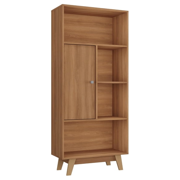 Librero Ho-2997 1 Puerta Mdp Nogal