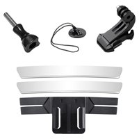 Magideal - Accesorios De Soporte De Montaje De Barbilla Para Casco De Motocicleta Fáciles De Instalar Para Cámara De Acción Al , Escribe Un 116X175Mm