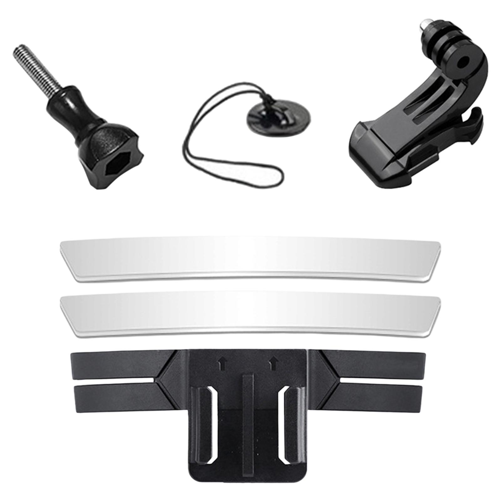 Magideal - Accesorios De Soporte De Montaje De Barbilla Para Casco De Motocicleta Fáciles De Instalar Para Cámara De Acción Al , Escribe Un 116X175Mm