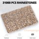 thumbnail image 3 of Rhinestones Worthofbest 35.000 piezas de gemas planas color beige, 3 of 7