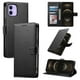 thumbnail image 1 of Funda Para Iphone 12– Cuero Premium, 3 Ranuras Para Tarjetas, Protección Contra Impactos, 1 of 5