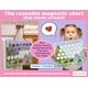 thumbnail image 4 of Tabla magnética de entrenamiento para ir al baño Bright Seed con princesa y unicornio, 4 of 6