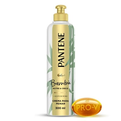 Crema De Peinar Pro-V Bambú Nutre & Crece 300 Ml Pantene