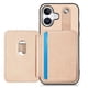 thumbnail image 4 of Funda Billetera Tejida para iPhone 16 con Soporte y Tarjetero Beige, 4 of 4