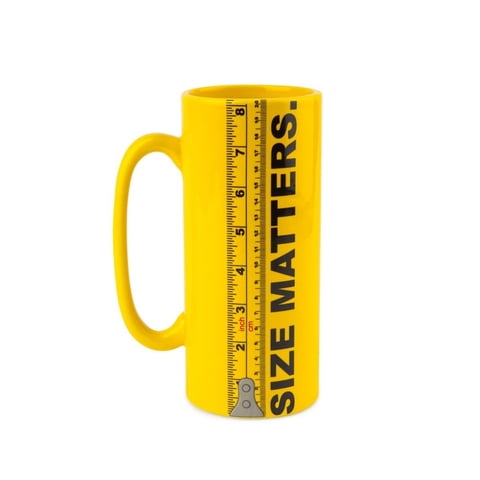 Estoykuku - Taza Tazón Mug Xl Gigante Size Matters El Tamaño Importa