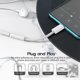 thumbnail image 4 of Adaptador USB-C a conector de 3,5 mm Fidioto – Pack de 4 (13,5 cm), 4 of 6