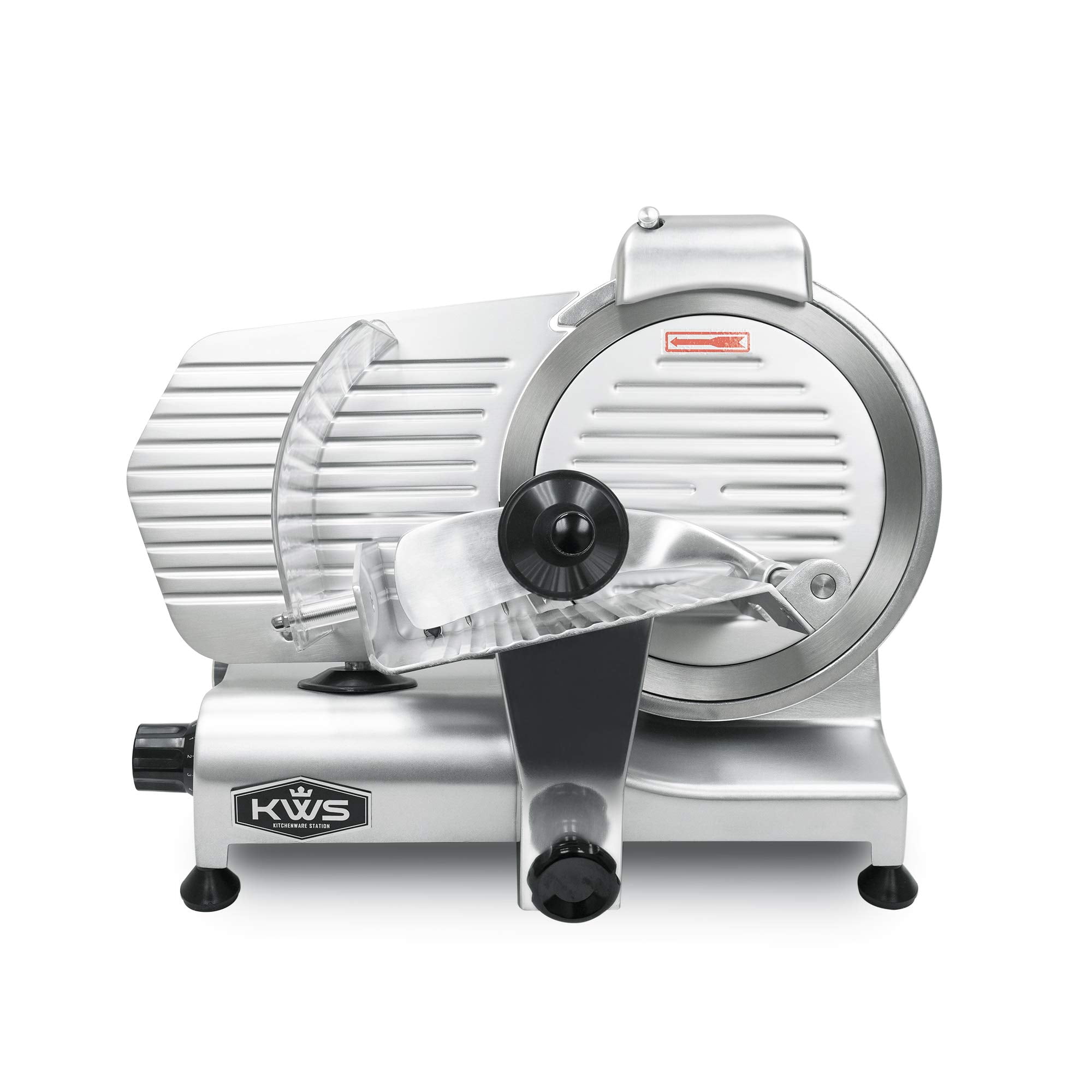 Kws Kitchenware Station - Cortadora De Carne Kws 10ns De 10" En Acero Inoxidable, 110 V, 320 W