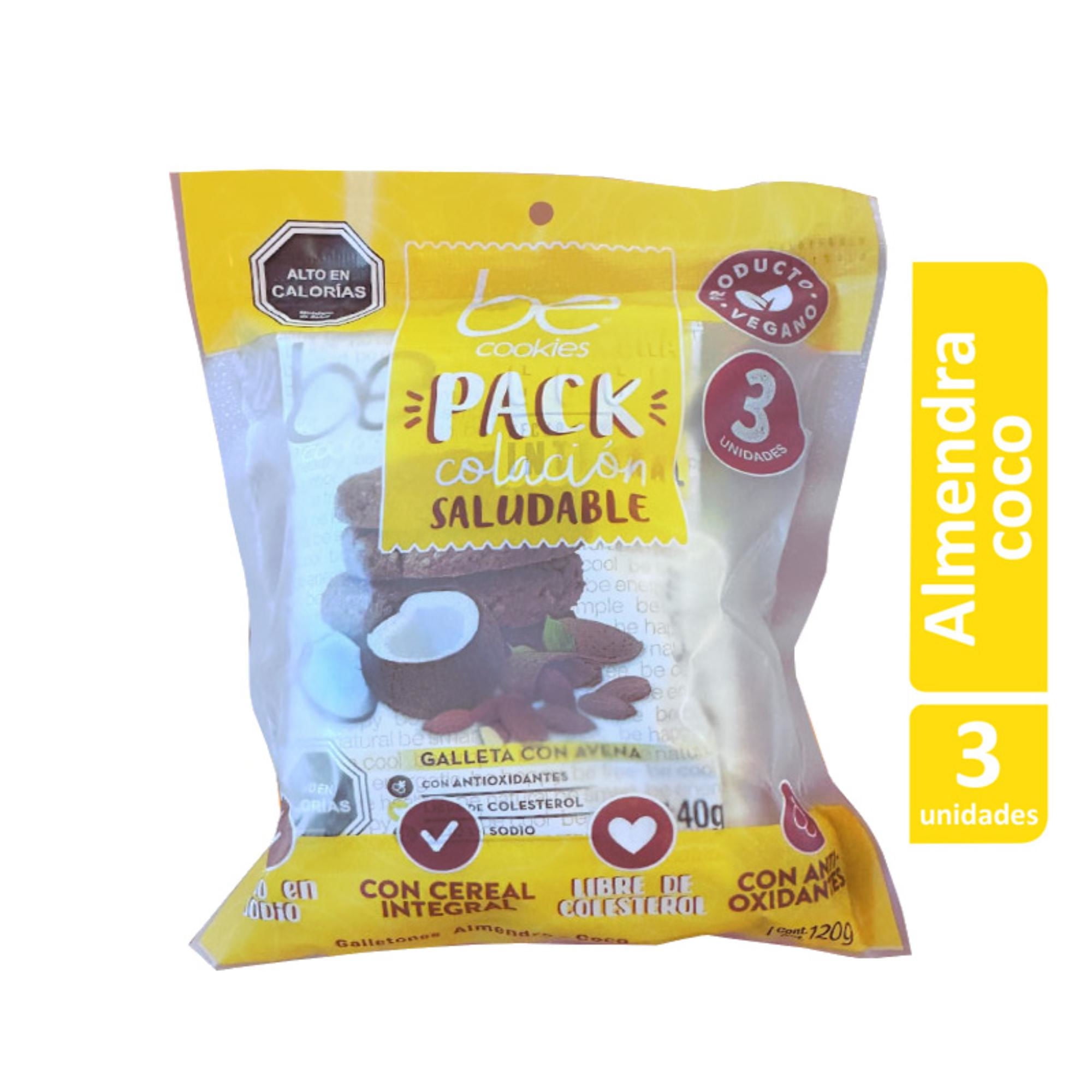 Galleta Coco Almendra Tira 3 Un Be Cookies