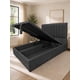 thumbnail image 3 of Cama Baul King Turin Onyx Con Sistema Hidráulico Gris_Oscuro, 3 of 5
