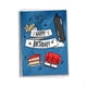 thumbnail image 1 of Tarjeta de cumpleaños inspirada en el boxeo azul Happy Birthday, 1 of 3
