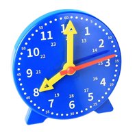 Magideal - Reloj Montessori Para Niños 4 ""12/24 Juguetes Educativos Juego Ajustable Juguete Reloj De Tiempo Reloj De Reloj Para Niños Pequeños Para , Armada