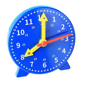 Magideal - Reloj Montessori Para Niños 4 ""12/24 Juguetes Educativos Juego Ajustable Juguete Reloj De Tiempo Reloj De Reloj Para Niños Pequeños Para , Armada