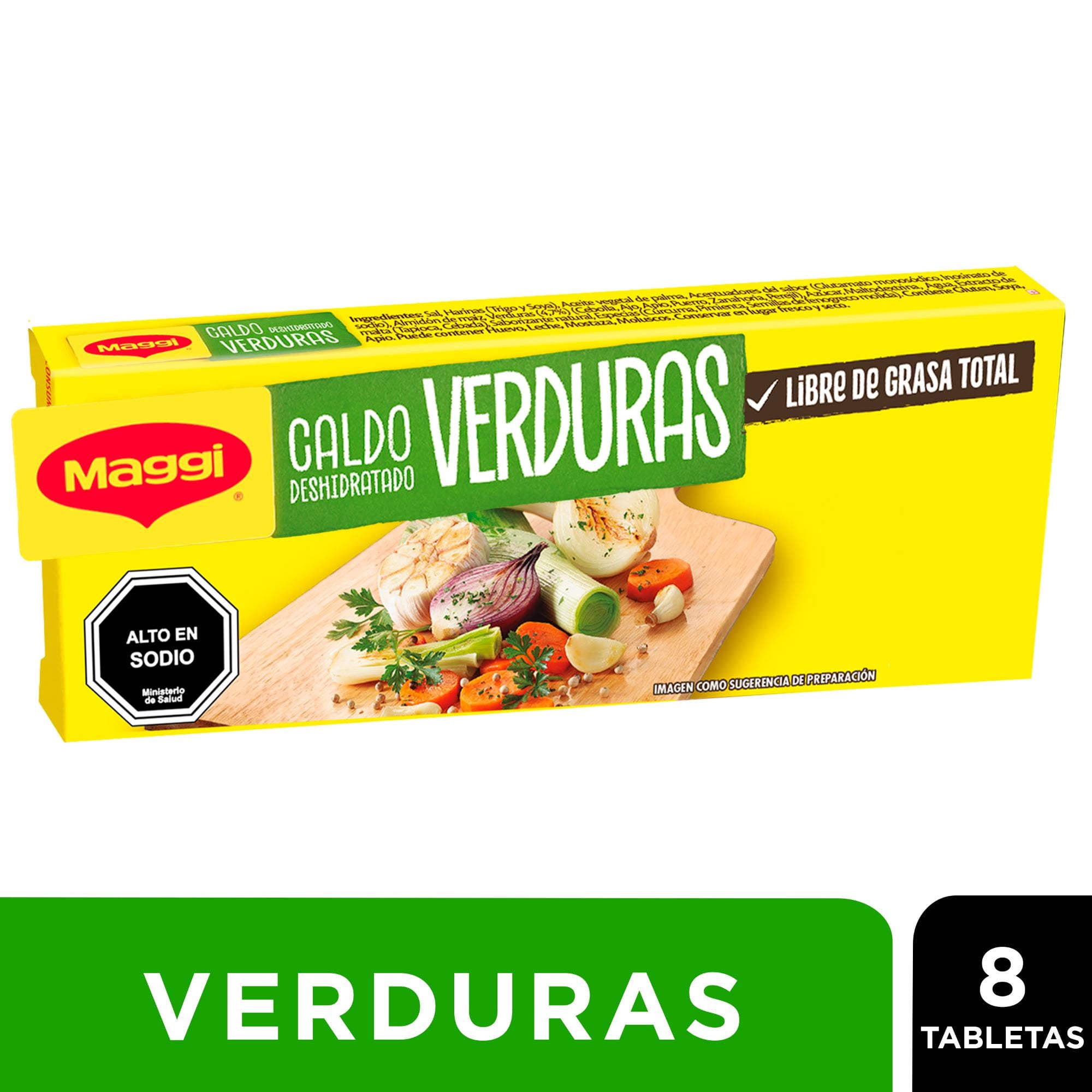 Caldo De Verduras (8 Tabletas) Caja 80 g Maggi