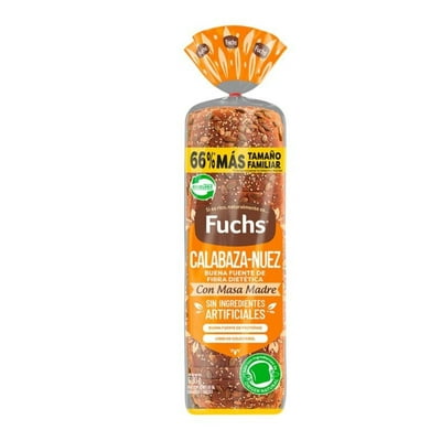 Pan De Molde Calabaza Nuez 1 Un 630 G Fuchs