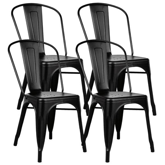 Pack 4 Silla Tolix Negra
