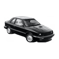 Pastillas Freno Para Auto Dodge Shadow 1987-1994 Trasero