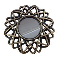 Magideal - Espejo Redondo Nórdico Para Colgar En La Pared Para La Decoración Del Dormitorio De La Sala De Estar , Dorado