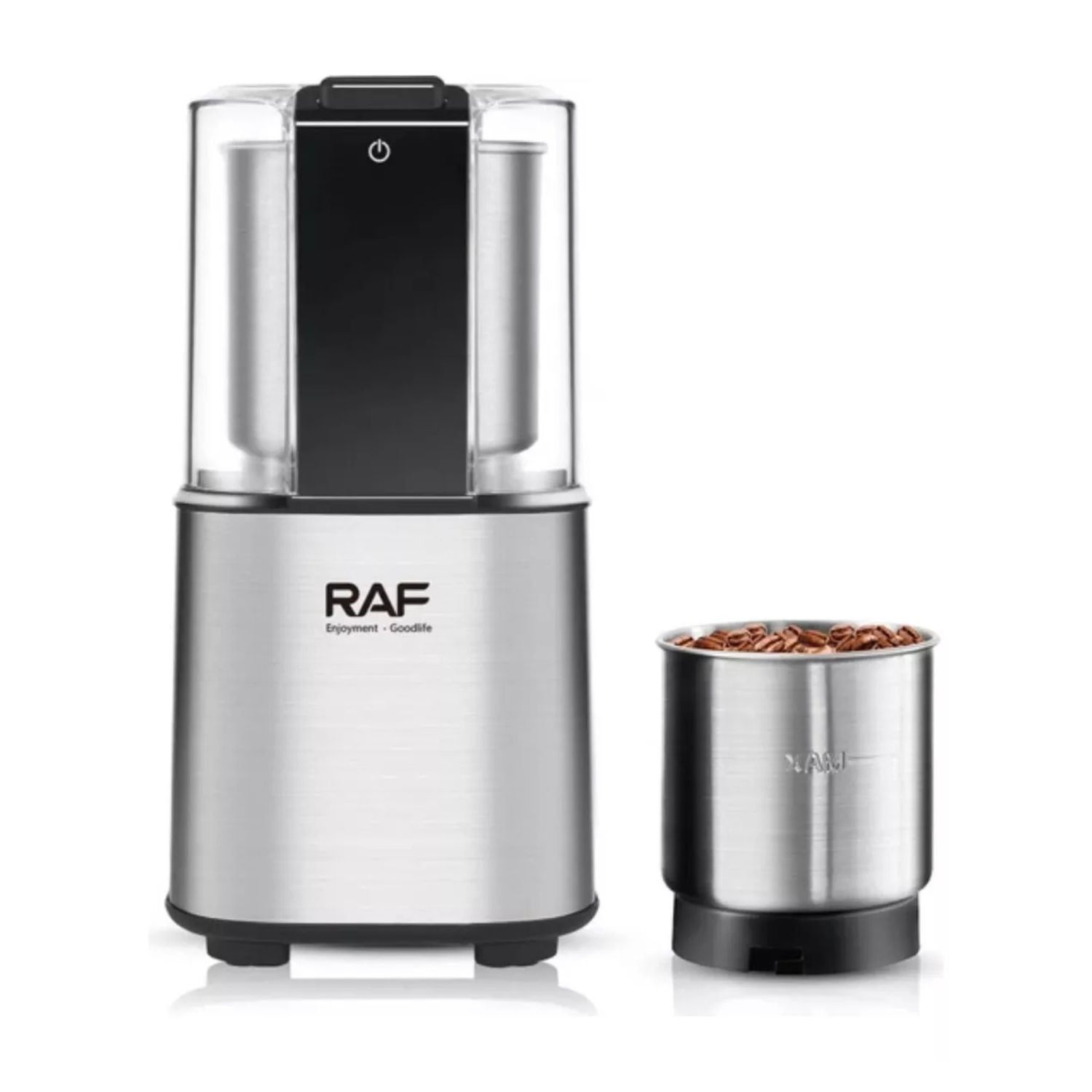 Disparo - Maquina Moledora De Café Eléctrico Raf-7130 Color Plateado