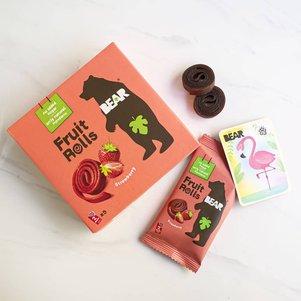 10 Rollos Frutilla Bear