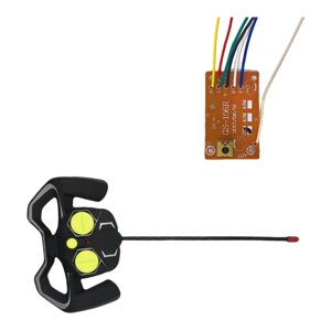 Magideal - Control Remoto De 4 Canales Rc Con Circuito De Antena, Placa Receptora Y Transmisor De Pcb, Sistema De Radio De 27Mhz De Respuesta Rápida De Repuesto