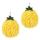 thumbnail image 1 of REGALWOVEN Toallas de Mano de Bola de Chenilla Suave Absorbente y Esponjosa, Toalla Decorativa Peluda con Gancho para Pared para Baño (6 x 6 Pulgadas) Amarillo 2 Piezas, 1 of 7