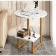 thumbnail image 1 of Mesa Lateral Redonda De Madera Con Repisa 40 Cm #2, 1 of 3
