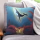 thumbnail image 1 of El Último Cantante de Ballenas Fundas de almohada de terciopelo con tema, regalos de funda de almohada, decoración para el hogar, cojín de lanzar, regalo de cumpleaños para fans y parejas.40*40cm., 1 of 6