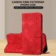 thumbnail image 5 of Funda Flip Premium Fibra de Carbono para Motorola MOTO G42 con Soporte y Cierre Rojo, 5 of 6