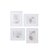 Vgo - Set 4 Marcos Mad 4 20X25 Blanco 30X40