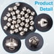 thumbnail image 4 of Campanitas de Manualidades OIIKI 250 piezas Plata 5.8 mm de Metal, 4 of 7