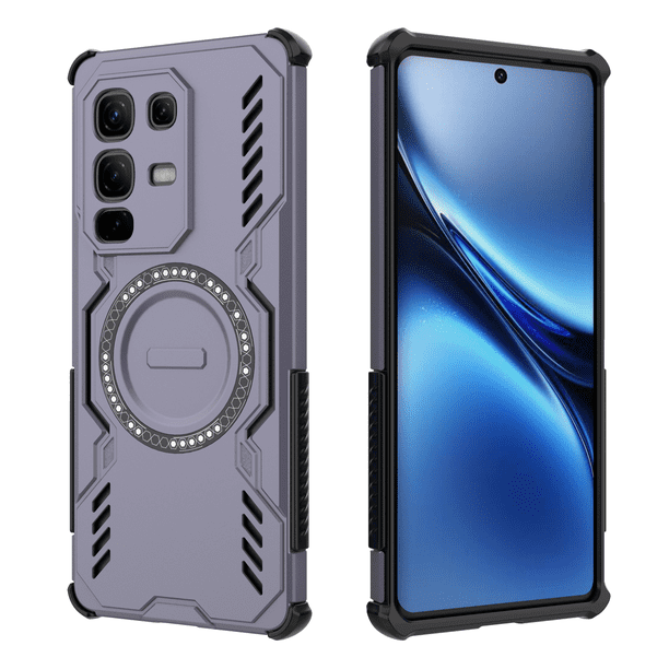 Funda FOXDOCK para Infinix Note 50s 5G , magnética, resistente a golpes, con soporte, unisex, carga inalámbrica