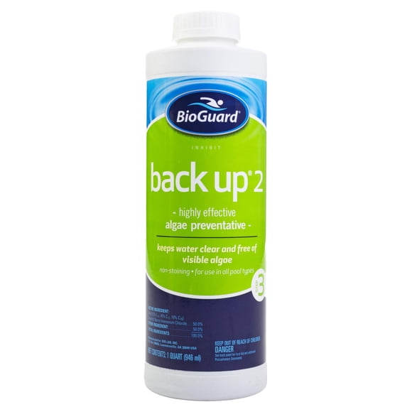 Prevención de algas para piscina BioGuard Back Up 946 ml