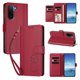 thumbnail image 2 of Funda Cartera Trébol para Xiaomi Poco C81 4G con Ranuras Tarjetas y Carga Inalámbrica Rojo, 2 of 6