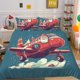 thumbnail image 1 of Christmas Gifts Santa Claus Quilt Duvet Cover Set Home Textiles Pillowcase3-Piece Bedding Set, 1 of 5