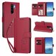 thumbnail image 2 of Funda Cartera Trébol para Xiaomi Redmi Note 8 Pro 4G con Ranuras Tarjetas y Carga Inalámbrica Rojo, 2 of 6