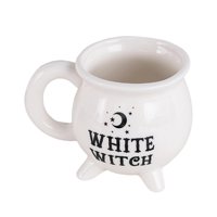 Magideal - Taza De Café De Halloween, Taza De Té, Taza De Leche, Bebidas Frías O Calientes, Taza De Desayuno, Taza De Brujas Para La Oficina, Amigos, Cocina, Fie Blanco