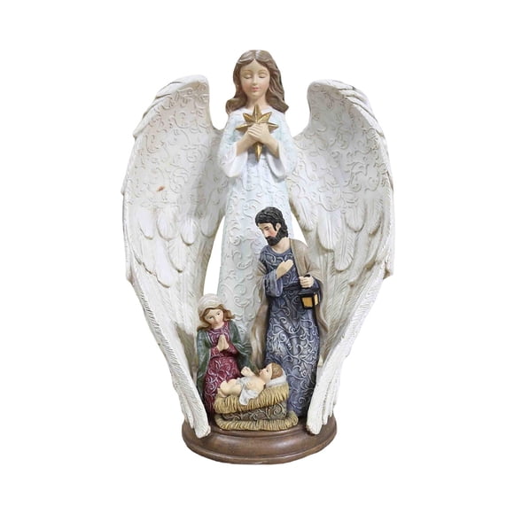 Figuras De La Escena De La Natividad De La Estatua De La Sagrada Familia Para El Recuerdo De La Fiesta De La Iglesia De La Chimenea