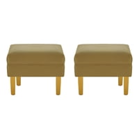 Bodevir - Set Pouf Sky 1C Felpa 01 Verde Musgo