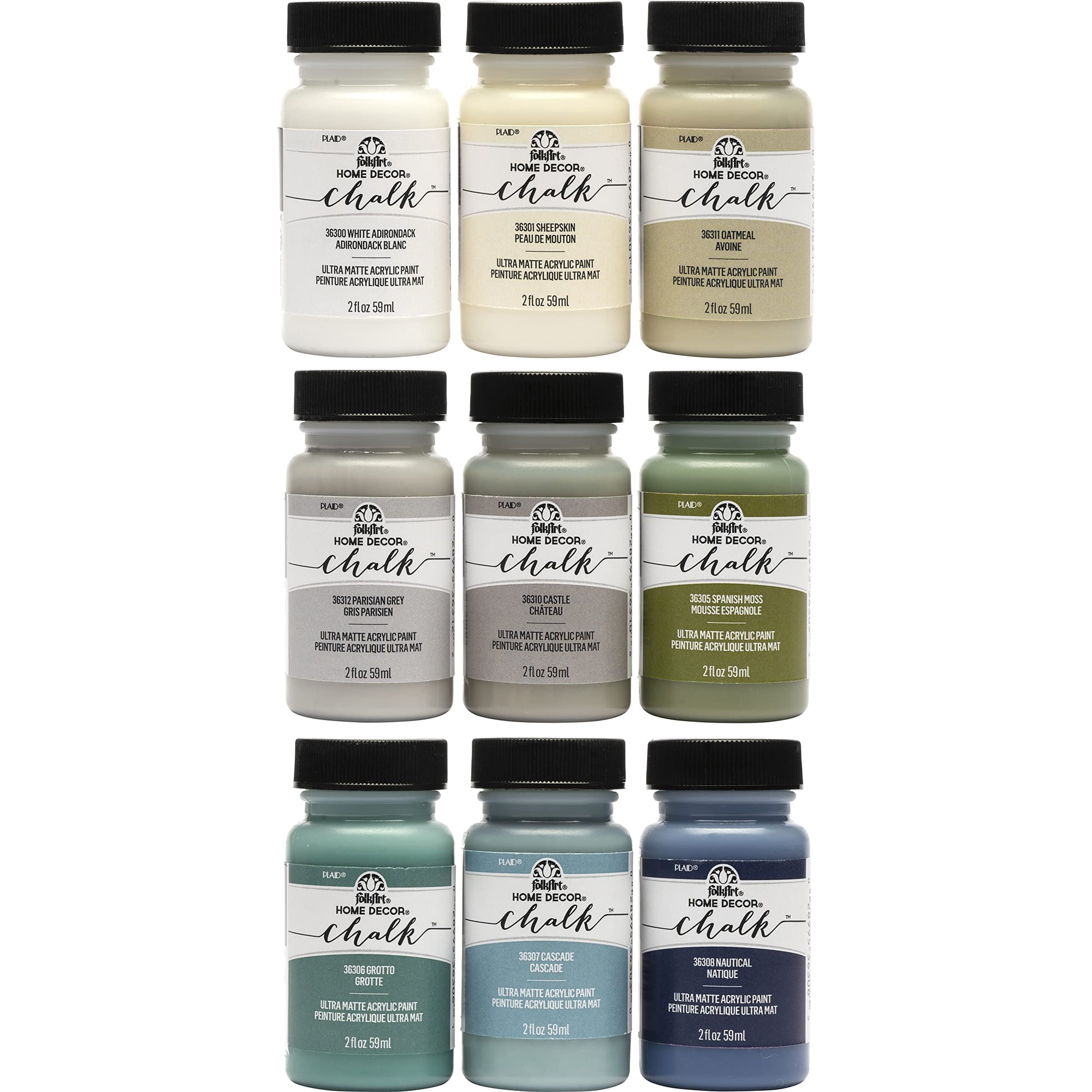 Set De Pintura Folkart Home Decor, Acabado Ultramate, 60 Ml