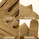 thumbnail image 4 of Guantes tácticos de dedos completos para hombre, ajustables, con pantalla táctil, para airsoft, motocicletas, ciclismo, senderismo, trabajo, deportes al aire libre (bronceado, mediano)., 4 of 5