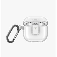 Funda Para Airpods 4 Uniq Glase Pro Clear Con Toque De Color 2025
