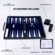 thumbnail image 4 of Set de juego de mesa de backgammon GSE Games & Sports Expert, 4 of 7